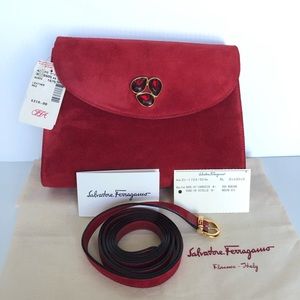 FERRAGAMO SALVATORE Purse Leather and Suede